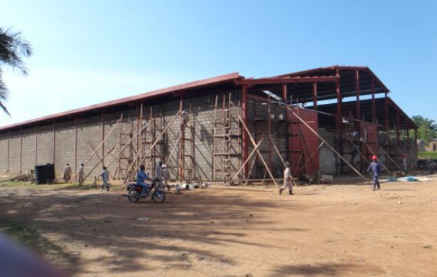 Warehouse undergoing construction